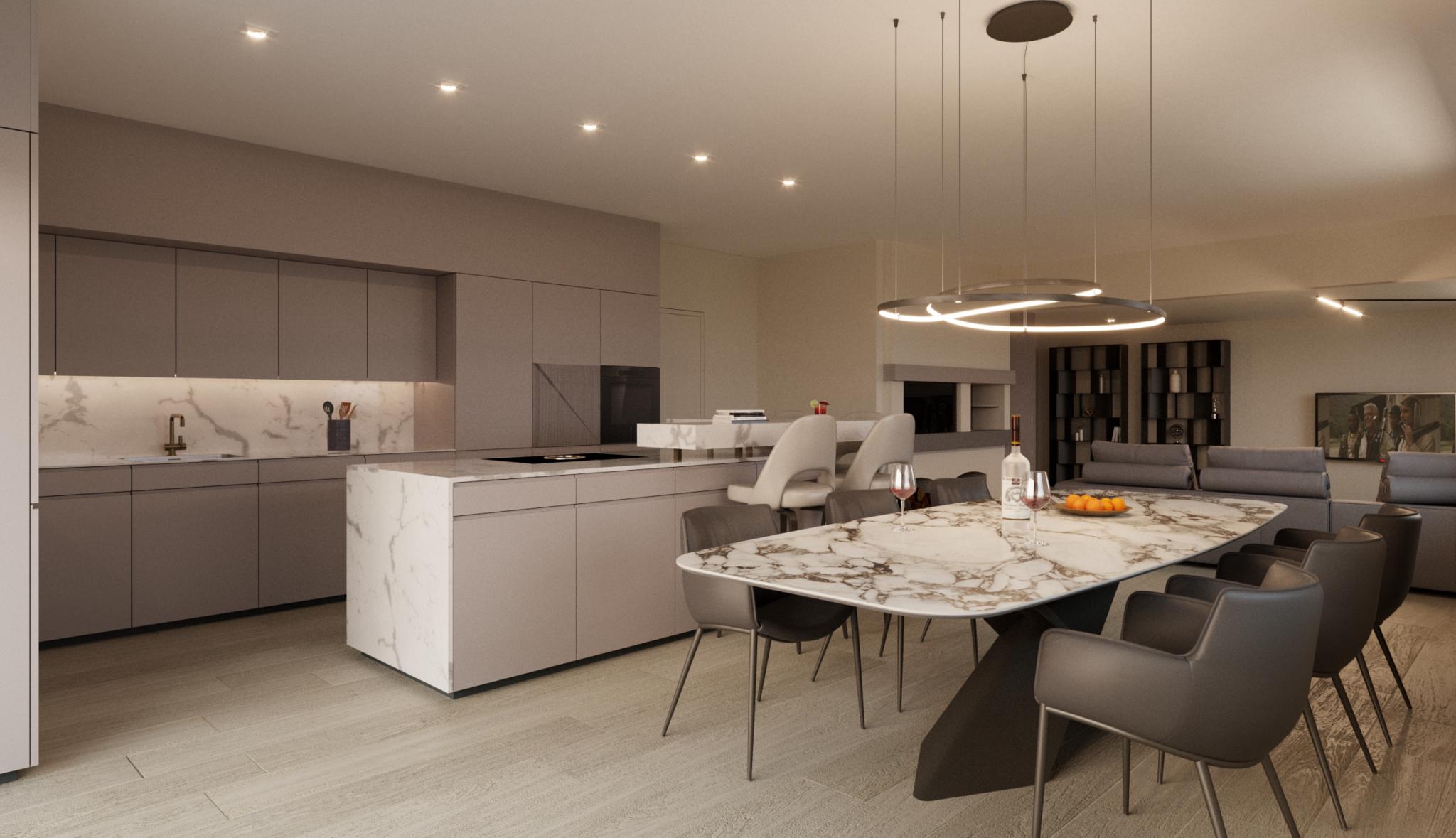 5.5 Rooms Appartement, Attique