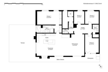 5.5 Rooms Appartement, Attique